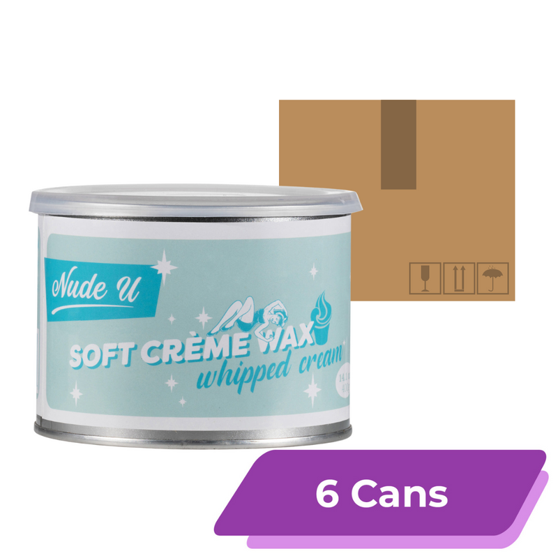 Nude U | Whipped Cream Wax | 14oz - (6-pack)